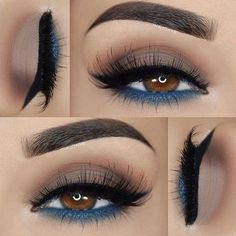 Makeup Yeux, Brown Eyes Makeup, Make Up Diy, Camouflage Makeup, Mekap Mata, Alat Makeup, Makeup Tip, Smokey Eye Makeup Tutorial