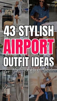 Outfits For Atlantic City Casual, Airport Outfit New York, Airport Outfit Winter Black Women, Airport Outfit Spring Comfy Casual, Airport Mom Outfit, Outfits To Travel In Airports, What To Wear To The Airport In Summer, Comfy Outfits Airport, Outfits For Airplane Travel