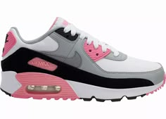 Nike Air Max 90 Recraft Rose (GS) Kids' - CD6864-104 - US Rose Sneakers, Nike Air Max 90s, Nike Shoes Women Fashion, Air Max 90s, Nike Shoes Air Force, Nike Fashion Shoes, Fashion Shoes Sneakers, Cute Nike Shoes, Cute Sneakers