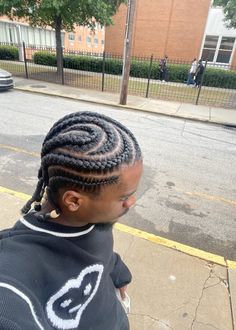 Big Sean Cornrows, Mens Cornrows Design, Mens Cornrows Design Black Men, Mens Cornrows, Cornrows Design, Braids Man, Twist Locs