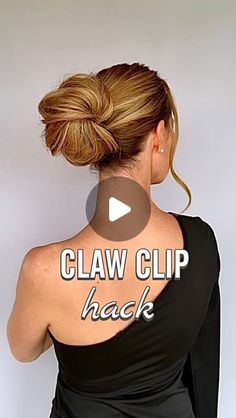 Claudia | Hairstyles on Instagram: "You can create so much volume with a claw clip!

☀️The size of the claw clip creates the size of the volume of your hairstyle.

You can use any claw clip. 

➡️ But the claw clips from @doouup are light as a feather. This claw clip holds your hair very well and therefore lasts all day👌.

One tip for this hairstyle:
To ensure that style lasts all day, you should secure the hair with hairpins. This way, it will last all day.

Have fun trying - SAVE for later and FOLLOW for more ☺️
.
.
.
#clawcliphairstyle #clawcliphack #updo #bunhairstyle #hairstylist" Easy Care Hairstyles, Peinados Fáciles Para Cabello Corto, Light As A Feather, Effortless Hairstyles, Hair Affair, The Claw