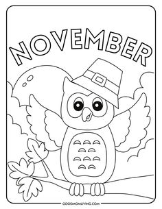 November Coloring Pages Free Printable Thanksgiving Coloring Sheets Printables, November Coloring Sheets Free Printable, November Colouring Pages, November Worksheets For Kindergarten, November Coloring Sheets, November Worksheets, Thanksgiving Coloring Pages For Kids, Month Coloring Pages