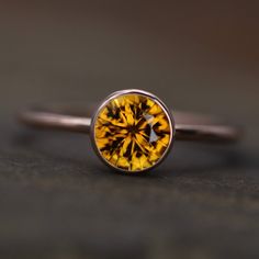 Spending Log, Bezel Ring, Citrine Ring, Fine Rings, Precision Cut, Backyard Wedding, Yellow Rose, Massachusetts, Ring Designs