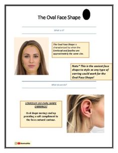 "How to Accessorize an Oval Face Shape" (using earrings)- PDF Resource!Custom made strategies + many visuals and descriptions. What Earrings To Wear, Oval Face Makeup, Fashion Course, Oval Face Shape, Fashion Courses, Types Of Earrings, Diamond Face, Natural Contour, Oval Face Shapes