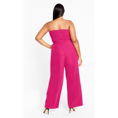 Our Alexis Relaxed Pant flaunts a gorgeous lipstick pink hue that is sure to have you stealing the spotlight in no time! With a wide leg and high waist fit, you're bound to reach for this stylish pair on repeat. Bold and fiercely fashionable, no one does plus size fashion like City Chic. Loved around the globe for its diverse range of fashion-forward styles for any occasion. From show-stopping evening gowns to workwear and casualwear, City Chic will take your style to bold new heights. Available