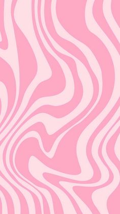 an abstract pink and white background with wavy lines