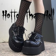 👠 Shoes 💜 sugarplum · y2k, coquette, egl, cosplay fashion and home decor store 💜 Powered by Storenvy Platform Shoes Women, Punk Cosplay, October Outfits, Mens Beach Shoes, Mary Jane Platform Shoes, Women Footwear, Basic Heels, Black Platform Shoes, Comfortable Slippers