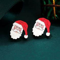 Fashion Element: Snowflake, Santa Claus Style: Fashion OL Red Round Earrings For Christmas, Red Earrings For Winter Gift, Boot Tree, Stocking Hat, Puppy Supplies, Santa Claus Christmas Tree, Female Cartoon, Bead Work Jewelry, Christmas Snowflakes