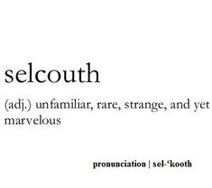 the words selgooth are written in black and white