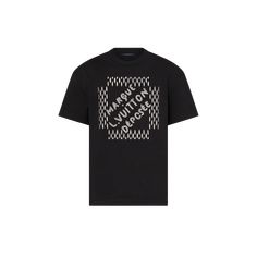 LOUIS VUITTON® - Embroidered Signature Cotton T-shirt - Black