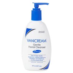 Vanicream Gentle Facial Cleanser for Sensitive Skin | Walgreens Cleanser For Sensitive Skin, Gentle Facial Cleanser, Cleanser For Oily Skin, Best Face Wash, Natural Cleanser, Natural Exfoliant, Facial Cleansers, Sensitive Skin Care, Skin Cleanser Products