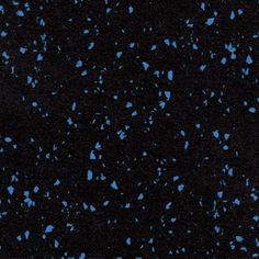 blue and black speckles are scattered on the surface