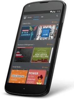 an image of a smart phone with books on the screen and audio player attached to it