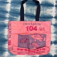 Made From Recycled Fish Bags, These Totes Are Perfect For Farmer's Market Hauls, Beach Days, And All The Toting In Between! Handmade, So Slight Variation In Color/Print To Be Expected! Pink Reusable Beach Bag, Eco-friendly Pink Beach Bag For Everyday Use, Eco-friendly Pink Beach Bag For Travel, Eco-friendly Pink Tote Beach Bag, Pink Eco-friendly Tote Beach Bag, Eco-friendly Upcycled Beach Bags, Pink Upcycled Bags For Everyday Use, Eco-friendly Pink Bags For The Market, Pink Eco-friendly Reusable Bag