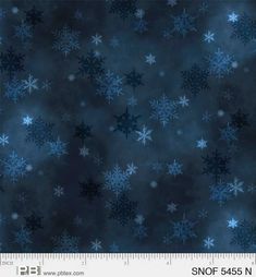 snowflakes on a dark blue background