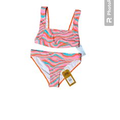 Nwt Girls Billabong 2 Piece Bathing Suit! Size 10 And Has A Pink And Teal Swirl Pattern. Make Me An Offer!!! Pink Swimming Sets For Beachwear, Playful Multicolor Sets For Beach Season, Pink Swimming Sets For Summer, Pink Beachwear Sets For Swimming, Pink Sleeveless Sets For Beach Season, Playful Pool Sets For Spring, Pink Summer Swimming Sets, Pink Summer Swimwear Sets, Multicolor Playwear Sets For Beach Season