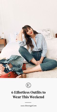 Outfit Ideas for Memorial Day Weekend At Home | The Everygirl Easy Weekend Outfit, Labor Day Outfits Women, Casual Weekend Outfit Spring, Cute Rainy Day Outfit Spring, Weekend Outfits For Women, Travel Wardrobe Spring, Spring Weekend Outfit, Weekend Outfit Ideas, Rainy Outfit