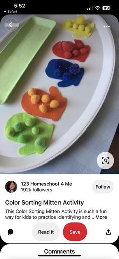 a white plate topped with lots of different colored food items on top of a table