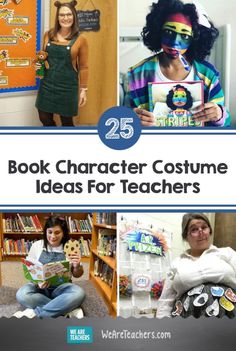 the book character costume ideas for teachers are fun and easy to do with their children