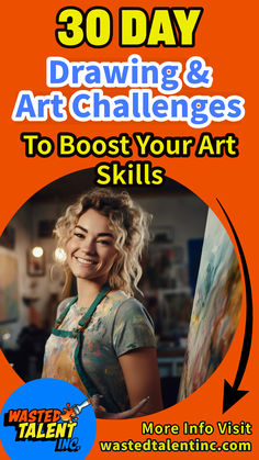 Do These Art Challenges for 30 Days To Boost Your Art Skills Now! Drawing Challenges done over 30 days are proven to make you a better artist. | Art Ideas | Art Ideas for Beginners | Art Challenges | Art Challenges To Do With Friends | Art Challenges Ideas | Art Challenge | Drawing Challenge | 30 Day Art Challenge | Drawing Challenges | 30 Day Drawing Challenge | Wasted Talent Inc | Wasted Talent | Joseph Colella | Drawing Challenges for Artists | Girl Drawing Challenges 30 Day Art Challenge For Beginners, 30 Days Art Challenge For Beginners, Daily Sketch Challenge, 30 Day Sketch Challenge For Beginners, 30 Day Art Challenge September, Illustration Challenge 30 Day, 30 Day Improvement Art Challenge, Drawing Challenges, Challenged To Do With Friends