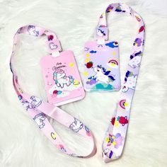 Discover the perfect blend of functionality, charm and cuteness with our Cute Cartoon Pattern ID Card Holder & Lanyard! Designed with care and love, this absolutely adorable accessory is ideal for anyone who loves to add a touch of adorableness and color to their everyday essentials. Whether you're a fan of all things cute, a Kpop enthusiast, or simply looking to spice up your work or school attire, this ID holder is crafted just for you! Compact & Capable: [Dimension]: Cardholder itself measure Cute Pink Card Holder As Gift, Cute Pink Card Holder For Gift, Trendy Pink Badge Holders As Gift, Cute Rectangular Card Holder For Daily Use, Cute Pink Badge Holder As Gift, Cute Pink Badge Holders As Gift, Cute Pink Badge Holders For Gift, Multicolor Badge Holders With Card Slots For Personal Use, Trendy Multicolor Card Holder For Daily Use