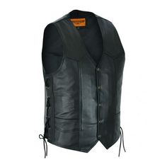 This black collarless club vest is made of top-quality, genuine cowhide leather. The leather vest is soft and delicate, comfortable and breathable. With a smooth lining, the jacket will be more windproof and warm. It is practical and durable and can be used in your wardrobe for many years. This vest jacket can be used for motorcycles and bicycles, skateboarding, cycling, outdoor sports, or any other activity. It can also be wear over jacket and hoodies for more comfortable fit. This men's leathe Leather Biker Vest For Winter, Sleeveless Leather Jacket For Biker Events, Winter Leather Vest For Biker Events, Winter Leather Motorcycling Vest, Black Leather Moto Vest, Winter Motorcycling Leather Vest, Sleeveless Biker Leather Vest Jacket, Sleeveless Leather Outerwear For Biker Events, Sleeveless Biker Leather Vest