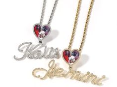 FREE US SHIPPING - TODAY ONLY! •Starting under $50 this week only! •Buy Now Pay Later with interest free installment payment options! Just select the provider of your choice at checkout! Introducing our stunning and unique heart-shaped photo pendant necklace with an attached name pendant! This beautiful unique piece is the perfect way to keep your loved ones close to your heart. Simply upload your favorite photo of your sweetheart, family member or fur baby and include a name or short message! T Shapes Images, Expensive Jewelry Luxury, Name Pendant, Tennis Chain, Photo Pendant, Short Message, Custom Charms, Heart Frame, Custom Pendants