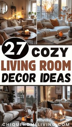 cozy living room decor ideas with candles