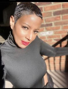 Female Wavers, Short Fade Haircut, Super Short Haircuts, Black Women Short Hairstyles