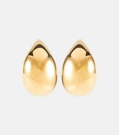 Bring Bottega Veneta's effortless elegance to your jewelry collection with these artful earrings. The 18kt gold-plated sterling silver studs have a clean, tear-shaped silhouette that will elevate your accessories edit..Closure: pin fastening.Made in Italy.For pierced ears.Designer color name: Yellow Gold.Length 3,5cm-1.5'.Max. width 2cm-1' Classic Pear-shaped Gold Earrings, Luxury Gold Pear-shaped Teardrop Earrings, Gold Clip-on Teardrop Earrings For Formal Occasions, Formal Gold Clip-on Teardrop Earrings, Yellow Gold Teardrop Clip-on Earrings For Gifts, Modern Gold Teardrop Earrings With Polished Finish, Gold Single Drop Earring For Formal Occasions, Timeless Pear-shaped Yellow Gold Earrings, Timeless Gold Drop Earrings