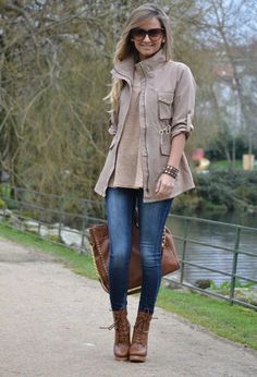 Ankle Boots Outfit, Look Grunge, Trendy Coat, Casual Street Style, Looks Style