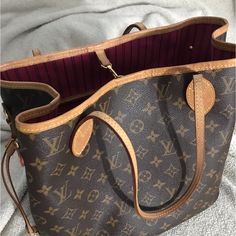 Louis Vuitton Neverfull Mm Monogram With Cherry Interior Purchased In 2021 At An Official Lv Store. Includes Dust Bag, Lv Box, And Bottom Insert (Purchased From Amazon). Minor Blemishes, Great Condition. Luxury Monogram Canvas Bags With Monogram Detail, Monogram Bags For Daily Use, Designer Brown Monogram Bag, Brown Designer Monogram Bag, Luxury Monogram Shoulder Bag For Everyday, Louie Vuttion, Lv Store, Mm Monogram, Neverfull Mm Monogram