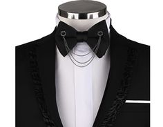 Handcrafted High Quality Black Bow Tie with Collar Chain  Material:     Dupont Satin Fabric Neck Size:  Adjustable, one-size-fits-all Size :           Length 12.5 cm Width 9cm Style :         Handcrafted It can be used in weddings and special invitations together with the groom. Perfect for Weddings, Prom and Formal Outings.  Handcrafted Pre-Tied Bow Tie, Perfect Grooms Bow Tie,  Wedding Bow Tie, Prom Bow Tie, Formal Bow Tie, Tom Ford Style Bow Tie , Luxury Bow Tie, Butterfly Bowtie, Beautiful B Butterfly Bowtie, Gift For Groom, Groom Bowtie, Satin Noir, Groom Groomsmen, Collar Chain, Black Bow Tie, Technology Wallpaper, Pre Tied Bow Tie