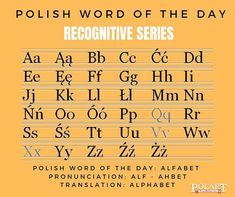 the polish word of the day recognitive series