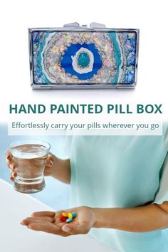 Never forget your weekly or daily pills and vitamins again, use this cute 7 day Pill container for purse pill box.  #pillbox #pillorganizer #pillcase #birthcontrol  #pills #painmanagement #multivitamin #sportsmedicine #fertility #medication #multivitamins #fishoil #dietarysupplement #shophandmade #artisanmade #handmadeaccessories #etsysellers #etsyhandmade #makersmarket #etsyshopowner Medicine Organization, Birth Control Pills