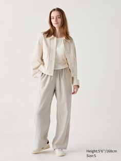 Casual Wide Leg Pants With Pockets For Daywear, Beige Casual Wide Leg Pants With Straight Hem, Oversized Pants For Everyday Wear, Casual Beige Wide Leg Pants With Straight Hem, Wide Leg Pants With Pockets For Fall Daywear, Relaxed Fit Wide Leg Pants For Fall Daywear, Casual Wide Leg Pants With Straight Hem For Daywear, Casual Pants With Straight Hem For Daywear, Casual Neutral Pants With Straight Hem