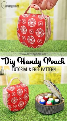 the instructions for how to make a handbag with an old purse and free pattern