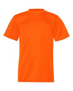 Youth 100% Poly Performance Short-Sleeve T-Shirt - SAFETY ORANGE - S | C2 Sport Poly Performance Youth S/S Top in Safety Orange Size Small | Polyester Screen Printing Ink, King Fashion, Blank Apparel, Columbia Blue, Fabric Collars, Alternative Outfits, Athletic Fashion, Columbia Sportswear, Performance Fabric