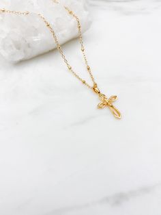 Cross necklace women, gold cross necklace, rose gold cross necklace, silver cross, gifts for her, necklaces for women, jewelry gift Dainty cross necklace D E T A I L S: *Cross pendant size 9mm x 23mm *Available with cable or satellite chain- choose your perfect length at checkout MATERIALS: *Gold vermeil cross with gold plated sterling silver chain *Sterling silver cross with sterling silver chain *Rose gold vermeil cross with rose gold filled chain SHIPPING: *Free domestic shipping on all order Orders Packaging, Necklace Women Gold, Dainty Opal Necklace, Cross Necklace Simple, Dainty Cross Necklace, Cross Necklace Women, Cross Necklace Sideways, Women Necklaces, Tarnished Jewelry