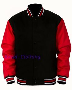 Leather Sleeve Jacket, Jacket Designs, Varsity Letterman Jackets, Letterman Jackets, Leather Sleeves, Letterman Jacket, Leather Sleeve, Jacket Design, Black Wool