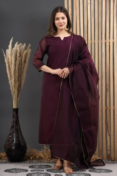 Shop From SARAS THE LABEL online at best price. Buy Indian products like ethnic wear, footwear, Jewelry & Many more @ trendia. Worldwide Shipping Simple Frock, Chanderi Suit, Suit Dupatta, Outfit Suit, Chanderi Dupatta, House Balcony, Woman Outfit, Outfits Woman, Lion Wallpaper