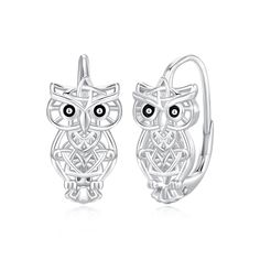 PRICES MAY VARY. ❤ Owl Earring Design ❤ Owl is a symbol of "wisdom, nobility, and courage," representing freedom, dreams, magic, darkness, insight into hidden things, and transformation. Wearing this elegant, charming, and classic Celtic knot owl earring can help you regain confidence and independence. ❤ Owl Jewelry Size ❤ 16mm/0.63 inches. Perfectly sized, it's discreet yet stylish and comfortable, making it suitable for most women and suitable for everyday wear. Light weight and easy to put on Regain Confidence, Owl Box, Women Birthday Gifts, Celtic Knot Earrings, Clean Sterling Silver, Owl Earrings, Owl Jewelry, Irish Celtic, Animal Earrings