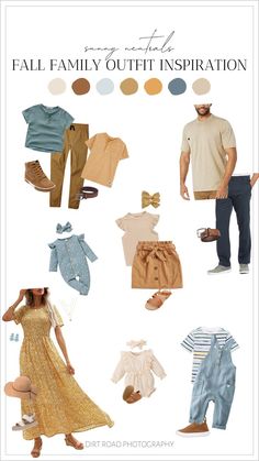 the fall family outfit inspiration is featured in this magazine, and it's also available for