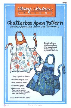 an apron pattern for children's aprons