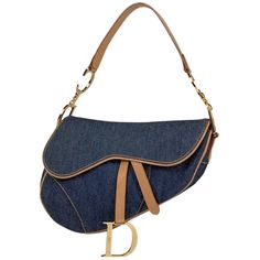 Christian Dior Saddle Bag Handbag Shoulder Denim Blue Beige Christian Dior Saddle Bag Handbag Shoulder Denim Blue Beige Ladies Width Approximately (Maximum Value) 25cm Height Approximately (Median) 17cm Depth Approximately 5cm Luxury Denim Blue Denim Bag, Luxury Denim Shoulder Bag, Luxury Denim Shoulder Bag With Detachable Strap, Christian Dior Saddle Bag, Christian Dior Bag, Saddle Handbags, Dior Saddle, Chanel 2, Saddle Bag