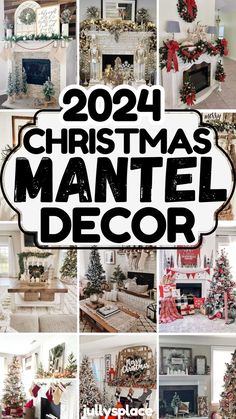 christmas mantel decor ideas, christmas mantel ideas, christmas mantel decorations, mantel decor ideas Diy Christmas Mantle Decor, Christmas Mantel Ideas, Seasonal Signs, Christmas Mantel Decor, Mantel Decor Ideas, Lights For Christmas, Mantel Ideas, Christmas Decorations Garland, Christmas Hacks