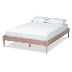 Baxton Studio Colette French Bohemian Antique Oak Finished Wood Full Size Platform Bed Frame FredCo theFredCo Bohemian Platform Bed, Queen Platform Bed Frame, King Size Platform Bed, French Bohemian, Wood Platform Bed Frame, Full Size Platform Bed, Queen Size Platform Bed, Full Platform Bed, Full Size Bed Frame