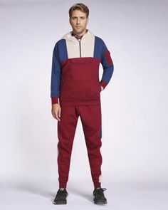 Elevate your style with our men's 2-piece sweatsuit. Made with heavy fleece material, this outfit provides ultimate comfort and warmth. The quarter zip hoodie and jogger sweatpants add a touch of luxury to your casual wear. Stay cozy in style with this premium fleece ensemble. About this item: Premium Fleece material in a 400GSM heavy fleece material Cotton blend: 2-piece winter fleece suits made up of 60% Cotton and 40% Polyester which is perfect for the winter wardrobe.Versatile design: Fleece Trendy Sweatpants, Fleece Outfit, Quarter Zip Hoodie, Navy Outfit, Fleece Sweatpants, Hooded Sweatshirt Men, Sweatpants Set, Mens Hooded, Jogger Sweatpants