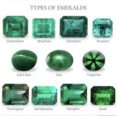 Types Of Emerald Stones, Luxury Emerald Gemstones For May Birthstone, Luxury Green Emerald Gemstones, Luxury Multi-stone Emerald Gemstones, Emerald Stone