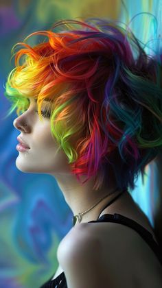 Hair Today Gone Tomorrow, Hair Inspiration Short, Emo Hair, Funky Hairstyles, Scene Hair, Short Pixie Haircuts, Colored Hair, Hair Dye Colors